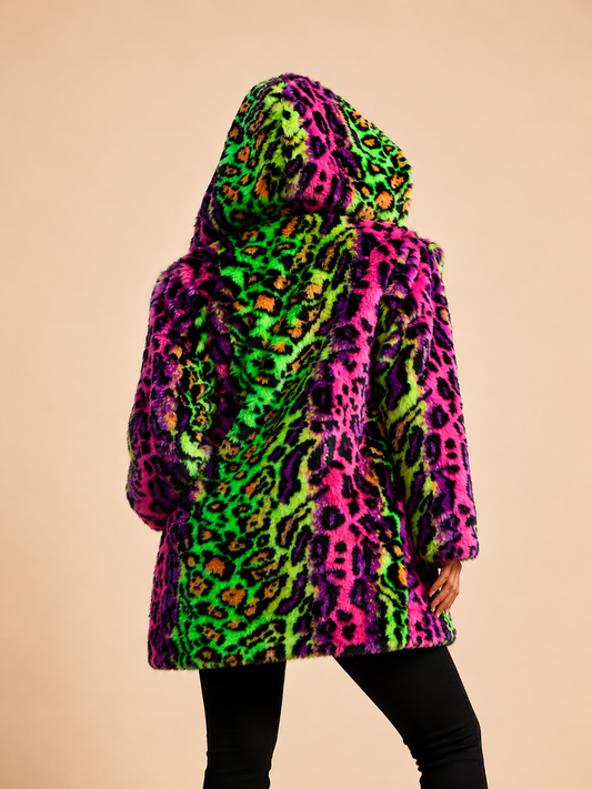 Rainbow leopard Print Jacket