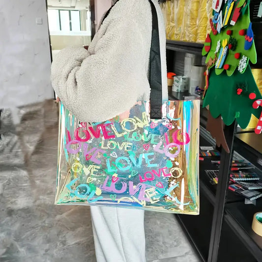 Florescent Love Tote