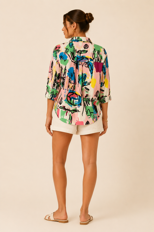 Graffiti Blouse