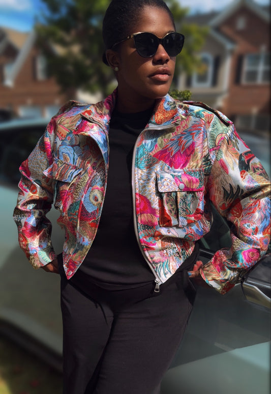 Zip up Relaxed Jacket