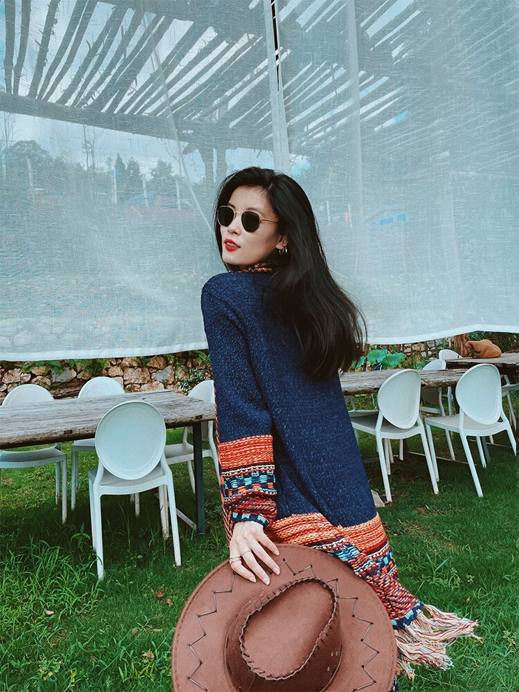 Tassel Knitted Cardigan