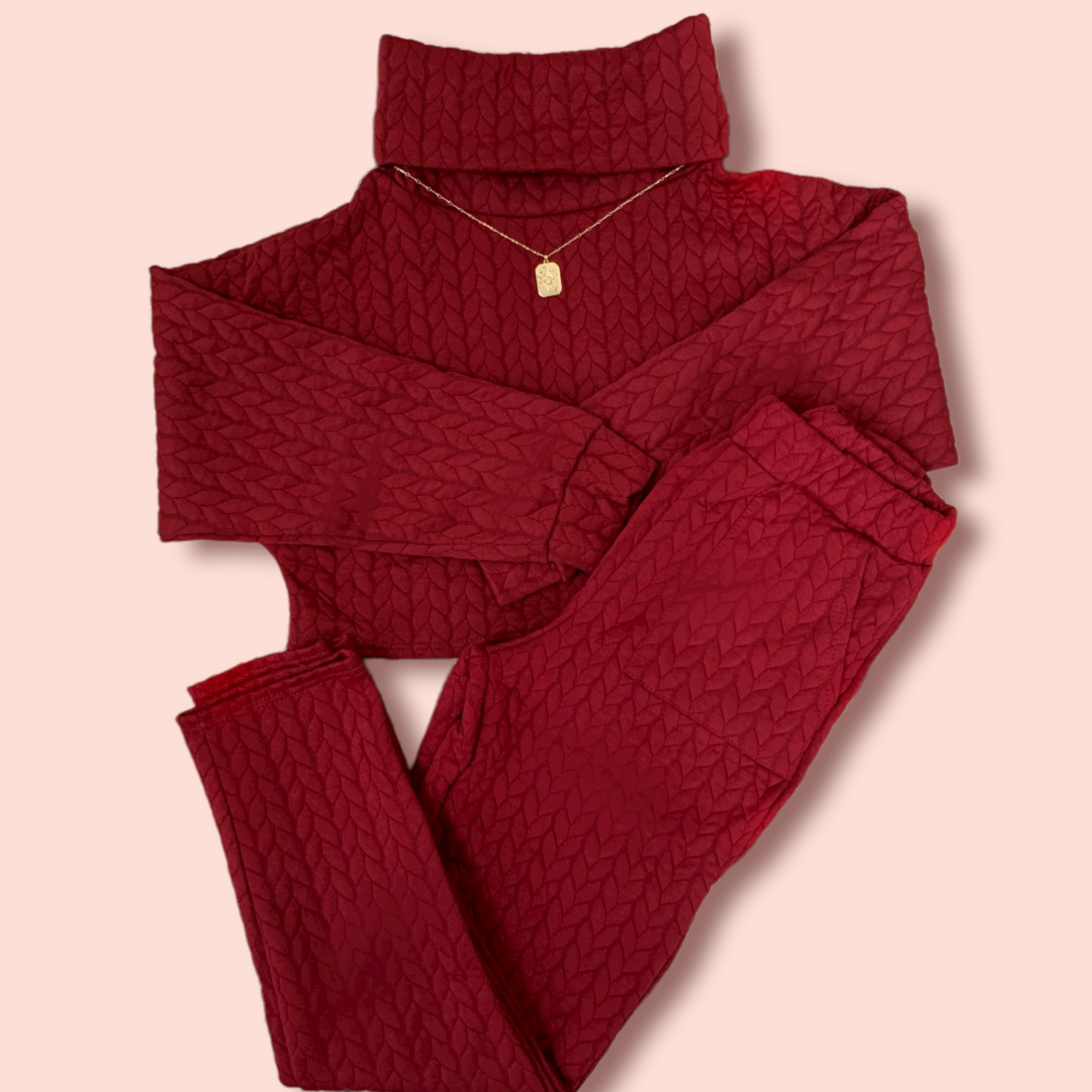Burgundy winter set