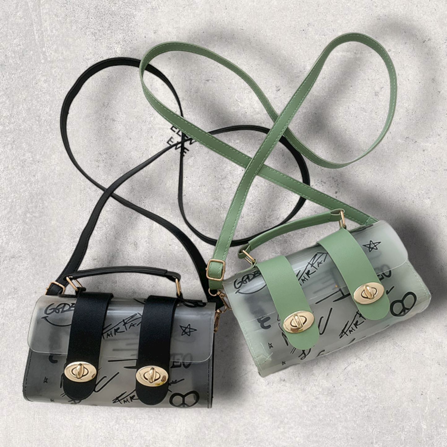 Clear Graffiti Bag