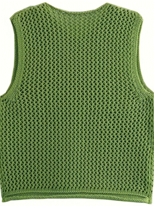 Green Knitted Top