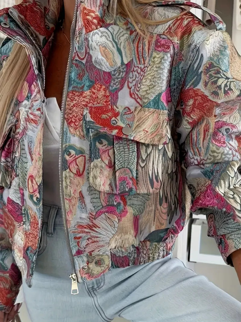 Zip up Relaxed Jacket