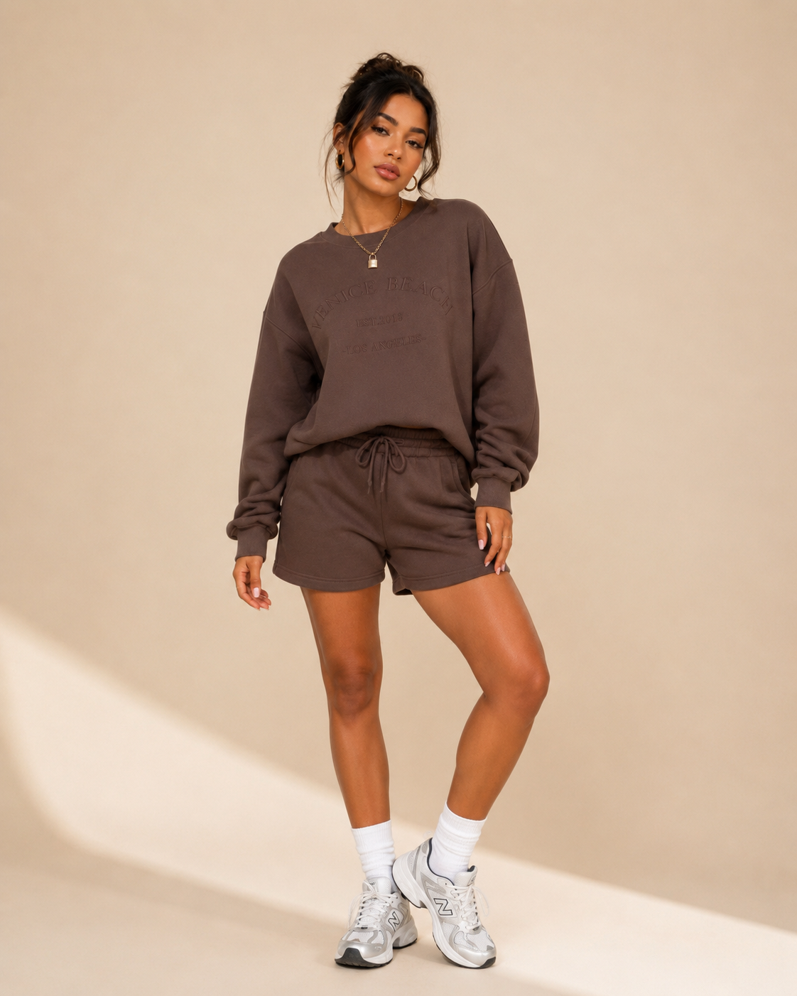 Venice Beach sweatshirt and Short set