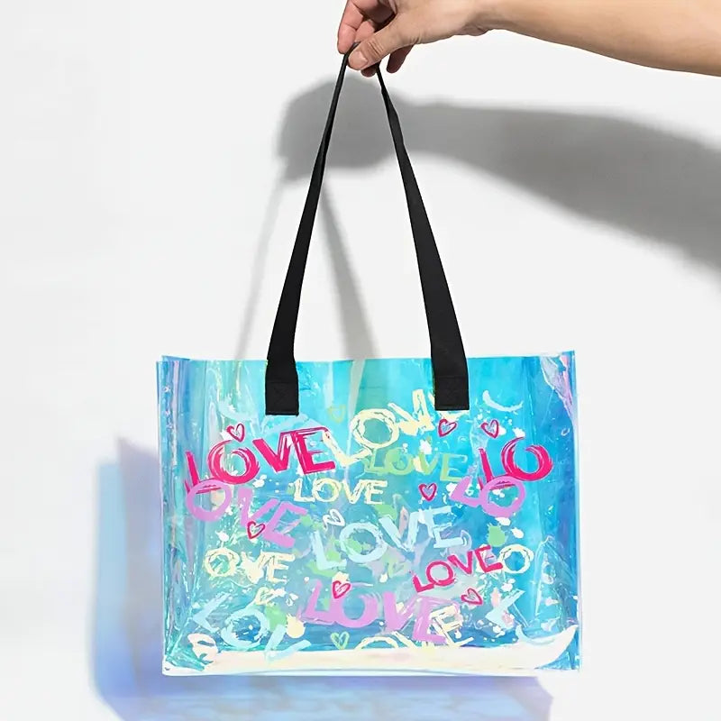 Florescent Love Tote