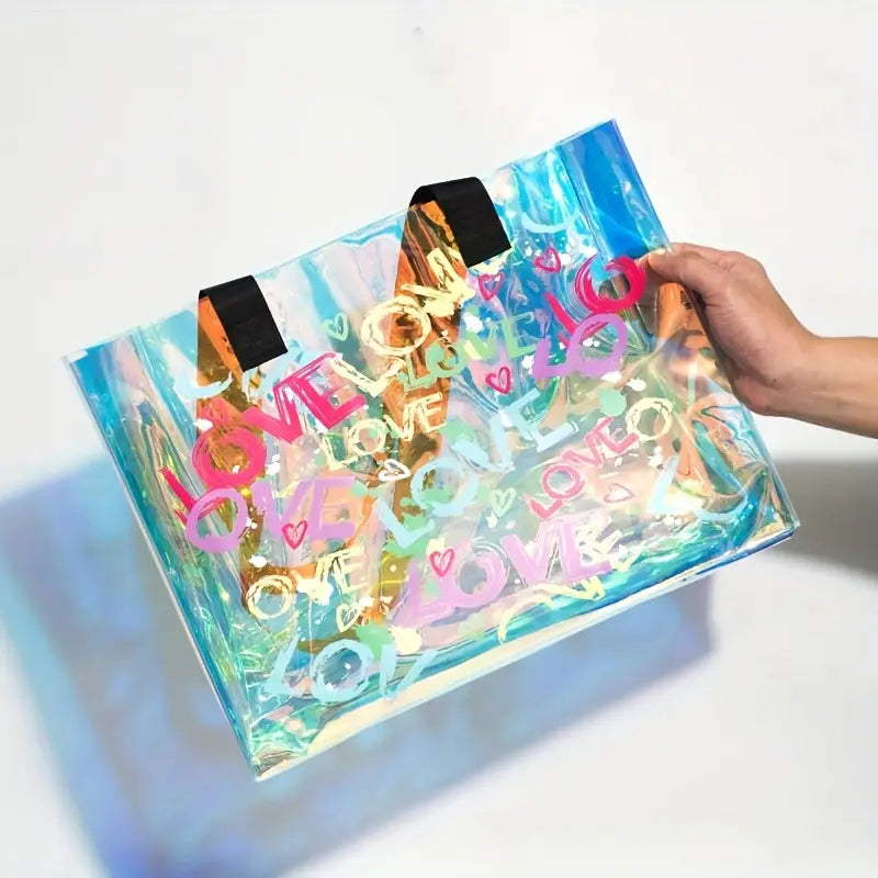 Florescent Love Tote