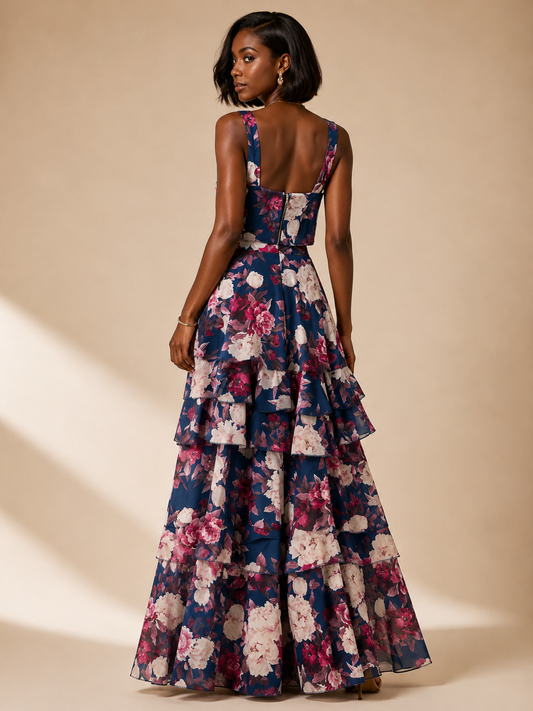 Midnight Bloom Maxi Dress