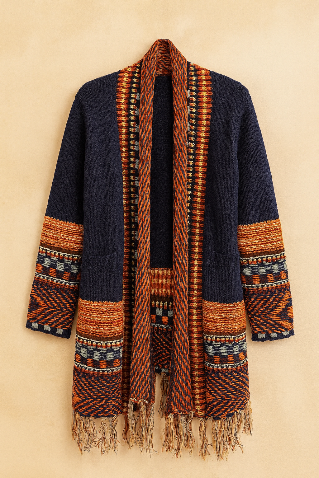 Tassel Knitted Cardigan