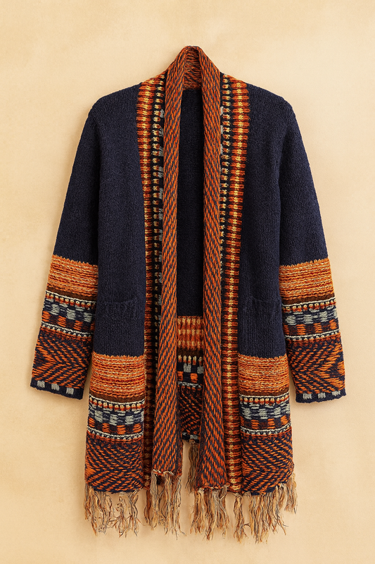 Tassel Knitted Cardigan