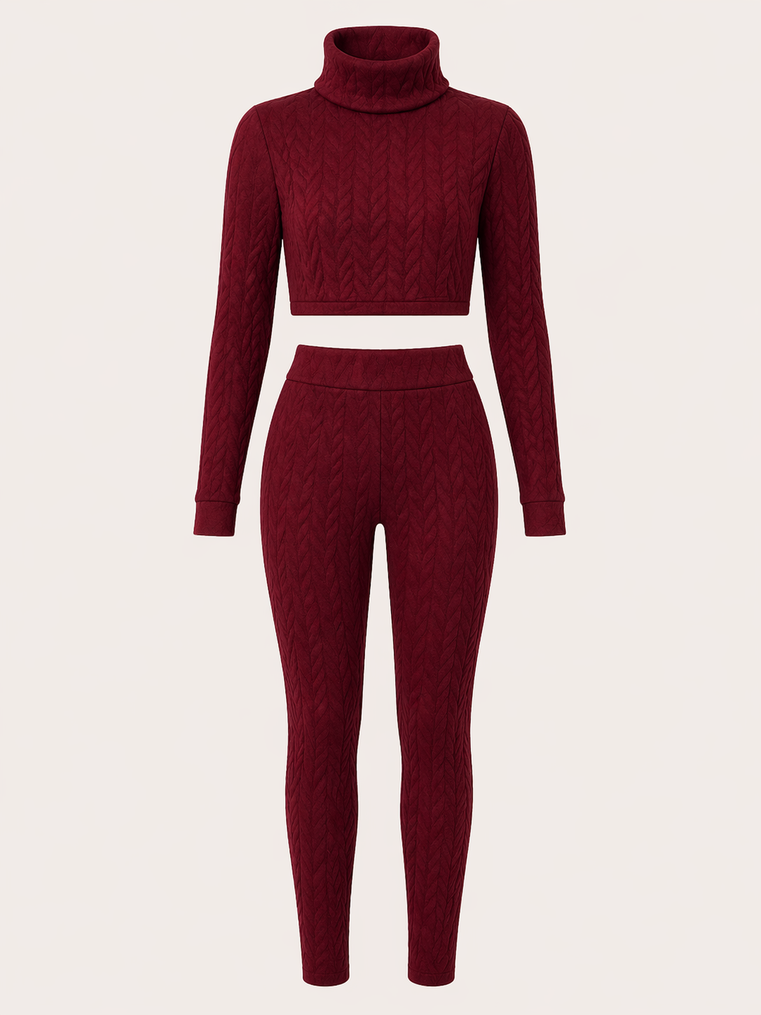 Burgundy winter set