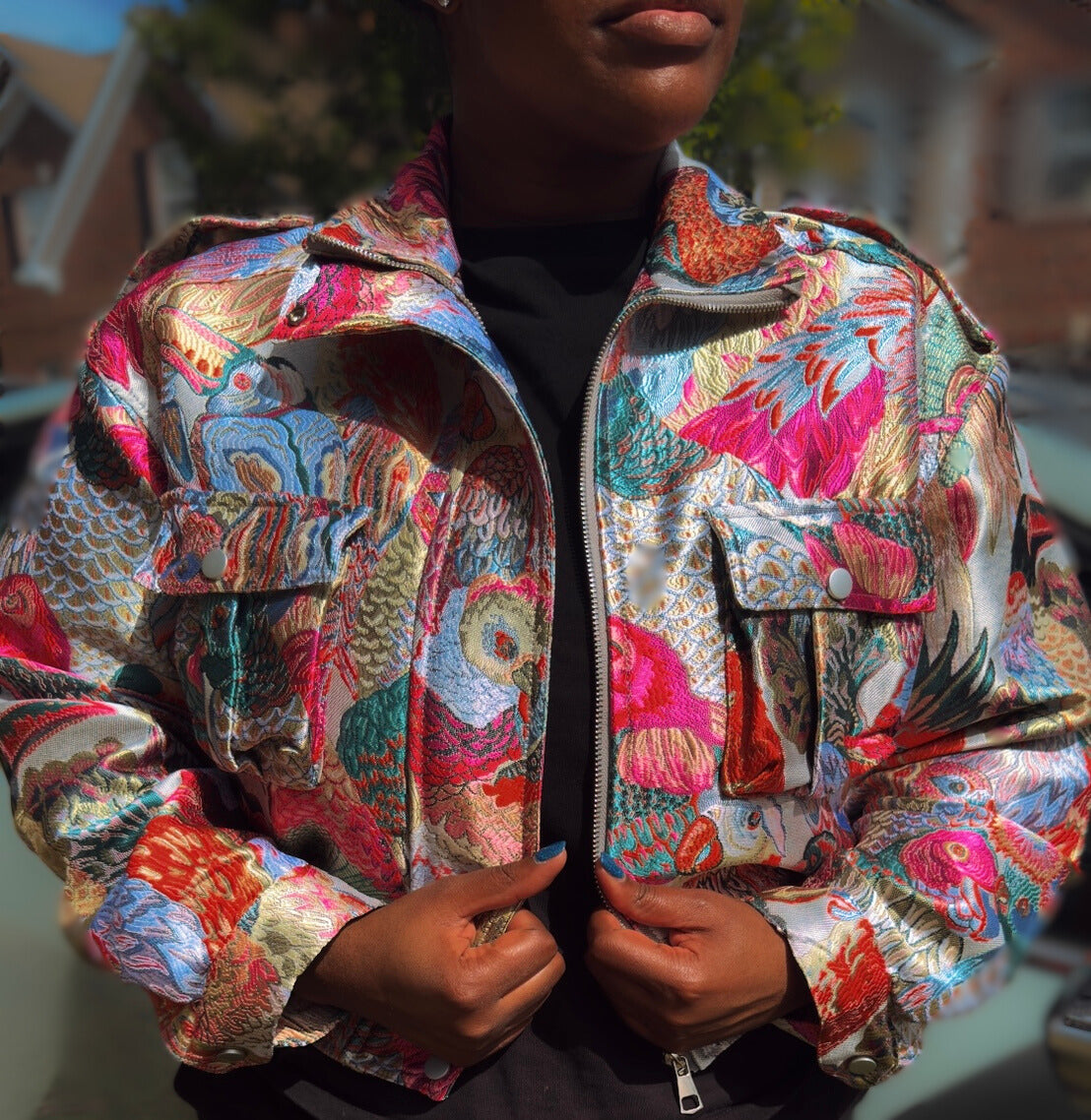 Zip up Relaxed Jacket