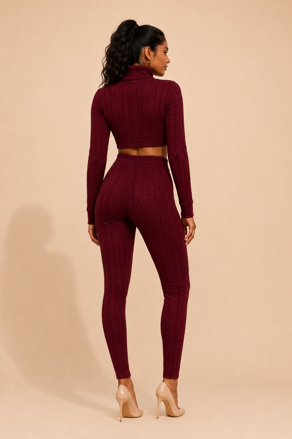 Burgundy winter set