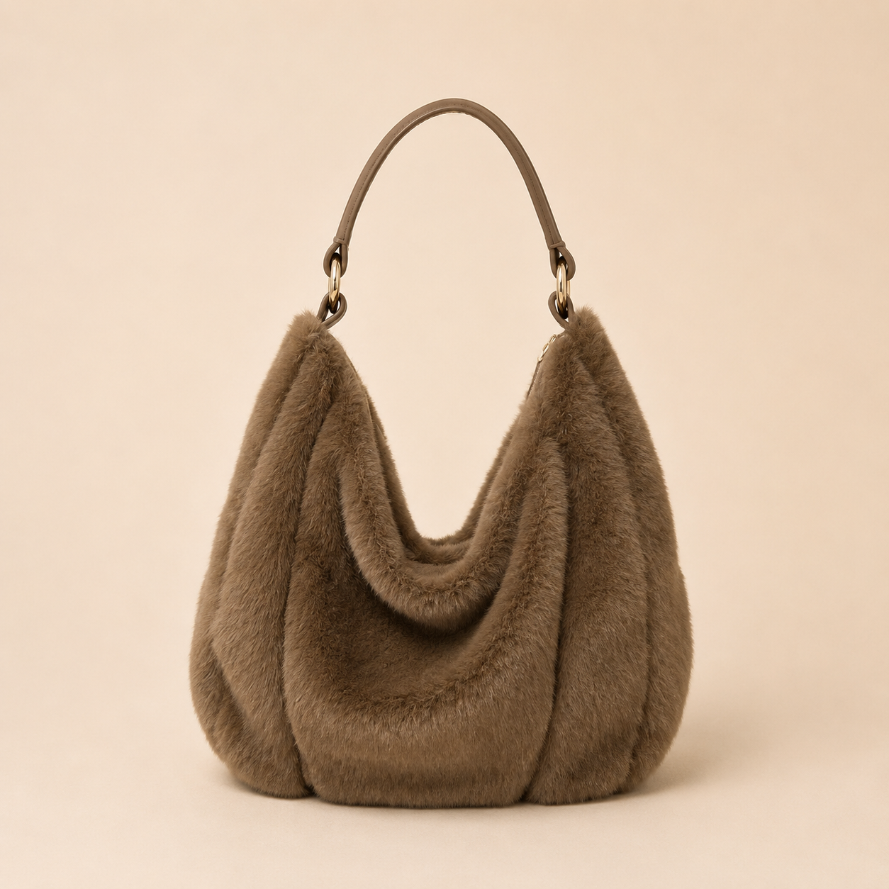 Faux Fur Shoulder Bag