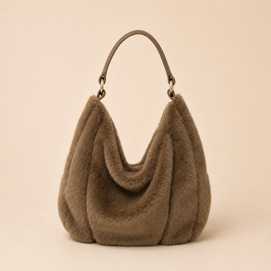 Faux Fur Shoulder Bag