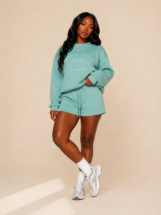Venice Beach sweatshirt and Short set
