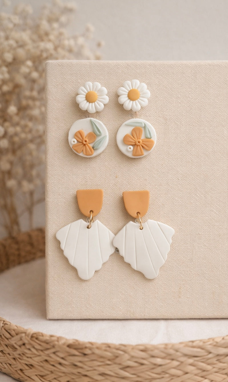 3 Piece Earring Set