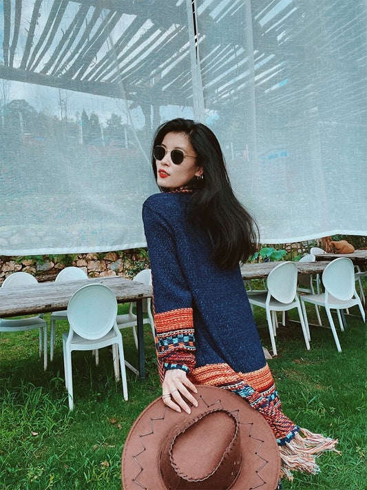 Tassel Knitted Cardigan