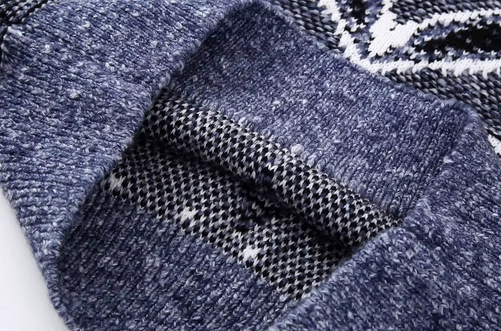 Knitted Cropped Sweater Top