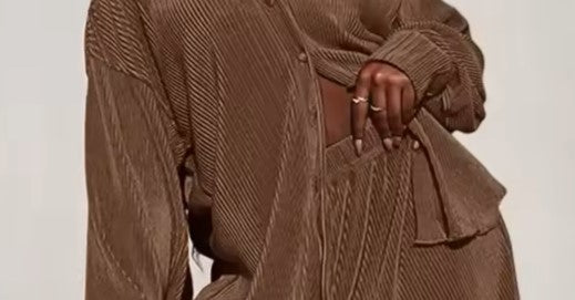 Relaxed Blouse and Pant Set