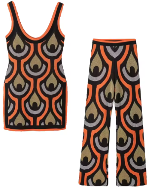 Slim Fit Knitted Set