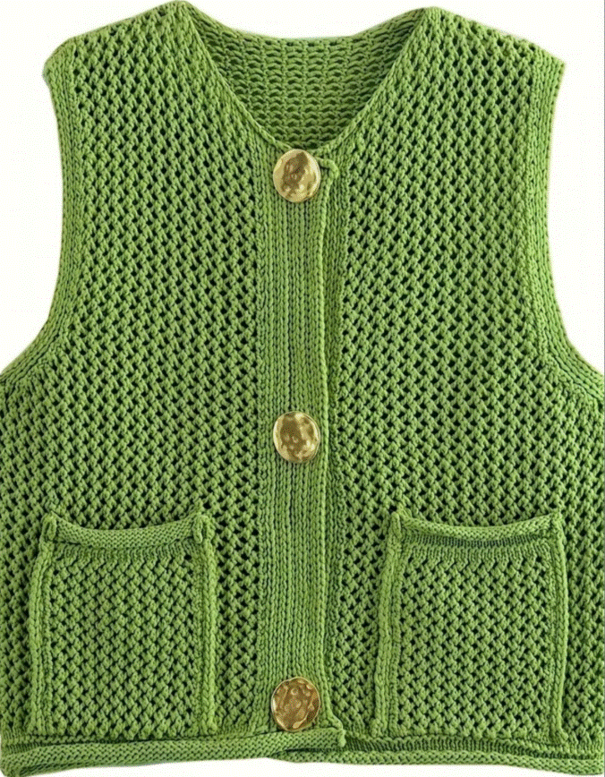 Green Knitted Top