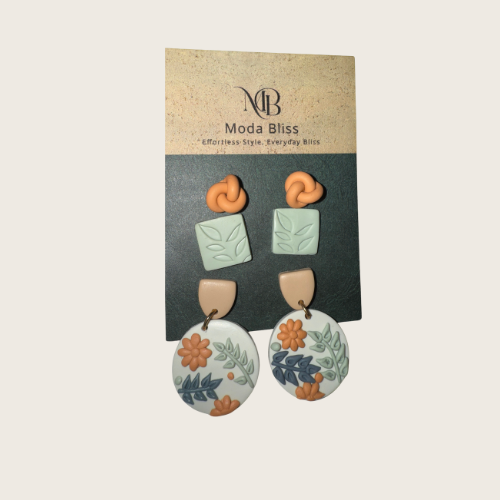 3 Piece Earring Set