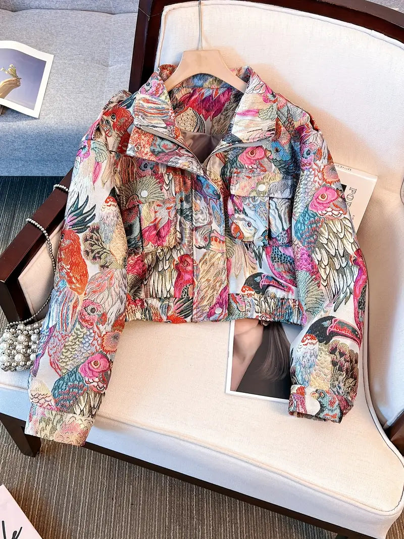 Zip up Relaxed Jacket